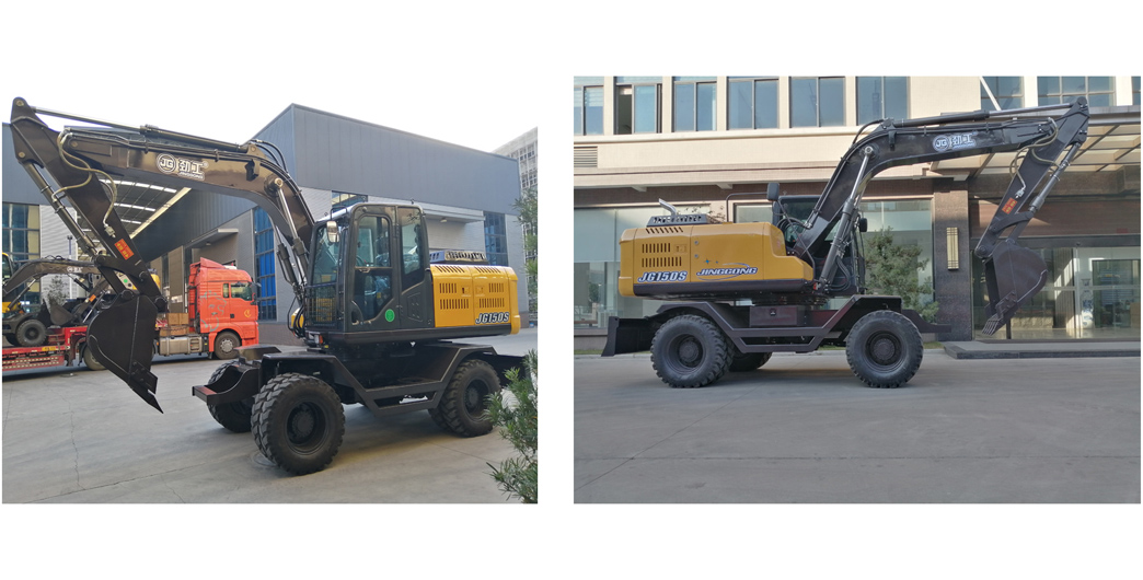 150S excavator of JingGong small wheel excavator 150S excavator of JingGong small wheel excavator