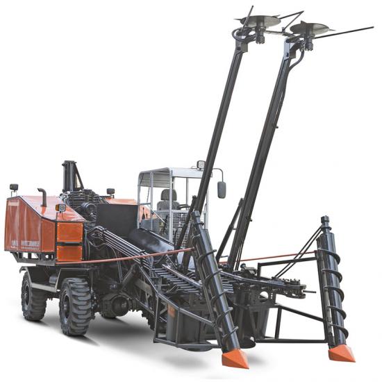 sugarcane combine harvester
