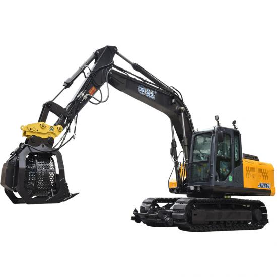 Railway Excavator with Screening Bucket